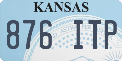 KS license plate 876ITP