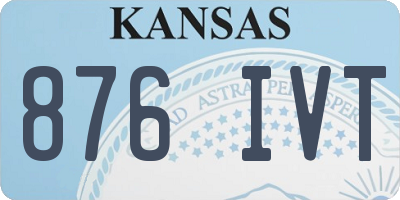 KS license plate 876IVT
