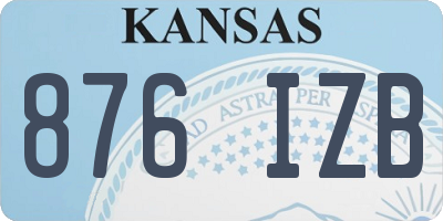 KS license plate 876IZB