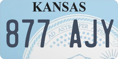KS license plate 877AJY