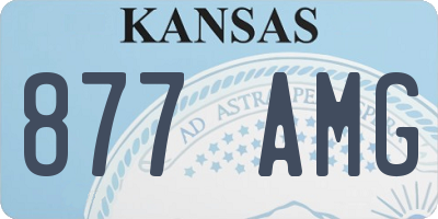 KS license plate 877AMG