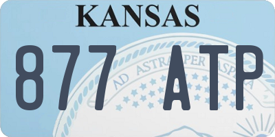 KS license plate 877ATP