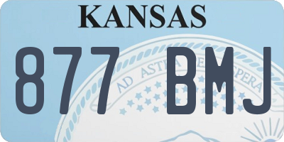 KS license plate 877BMJ