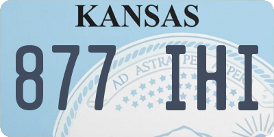 KS license plate 877IHI