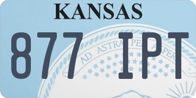KS license plate 877IPT