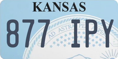 KS license plate 877IPY