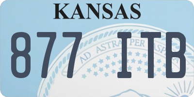 KS license plate 877ITB