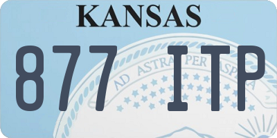 KS license plate 877ITP