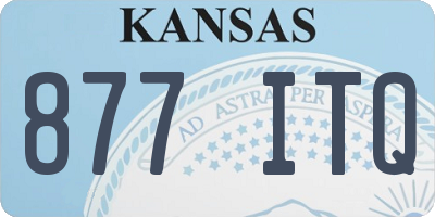 KS license plate 877ITQ
