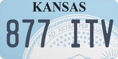 KS license plate 877ITV