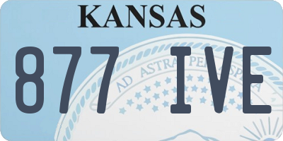 KS license plate 877IVE