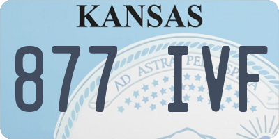 KS license plate 877IVF
