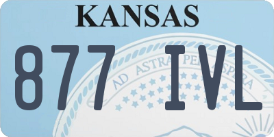 KS license plate 877IVL