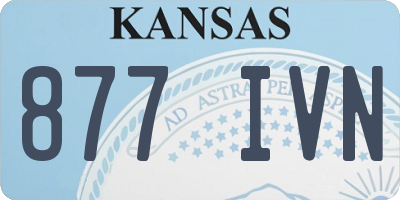 KS license plate 877IVN