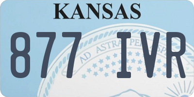 KS license plate 877IVR