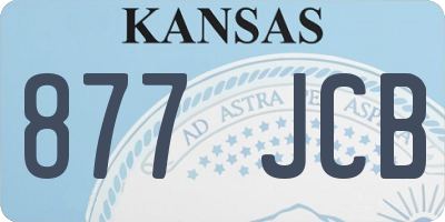KS license plate 877JCB