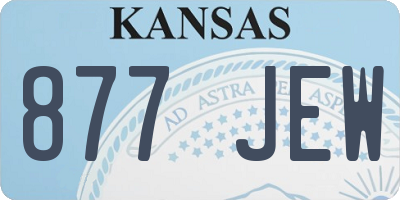 KS license plate 877JEW