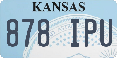 KS license plate 878IPU