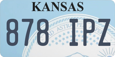 KS license plate 878IPZ
