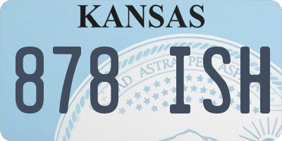 KS license plate 878ISH