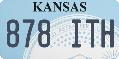 KS license plate 878ITH