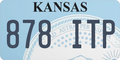 KS license plate 878ITP