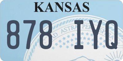 KS license plate 878IYQ