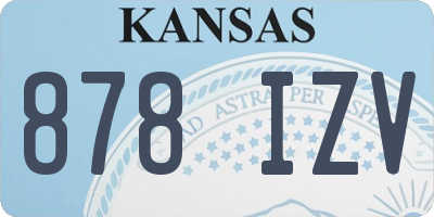 KS license plate 878IZV