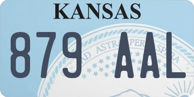 KS license plate 879AAL