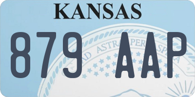 KS license plate 879AAP