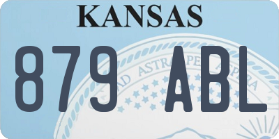 KS license plate 879ABL