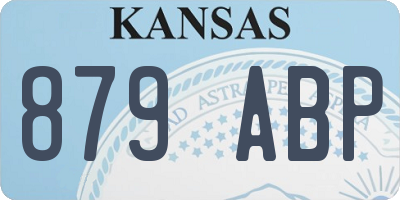 KS license plate 879ABP