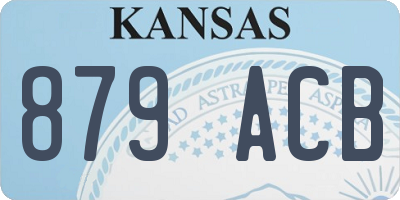 KS license plate 879ACB