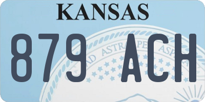 KS license plate 879ACH