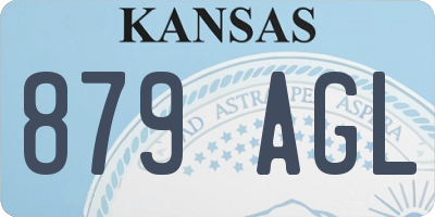 KS license plate 879AGL