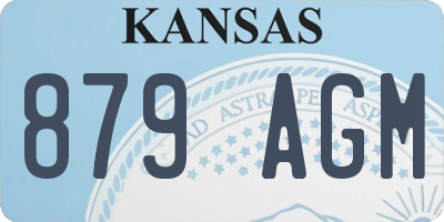 KS license plate 879AGM