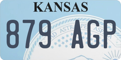 KS license plate 879AGP