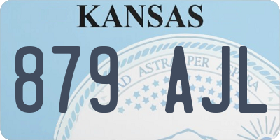 KS license plate 879AJL