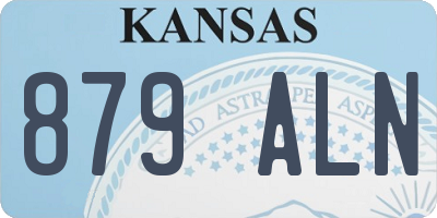 KS license plate 879ALN