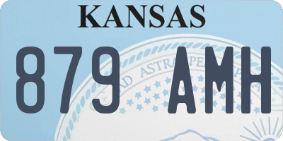 KS license plate 879AMH