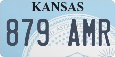 KS license plate 879AMR