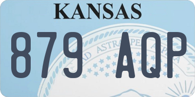 KS license plate 879AQP