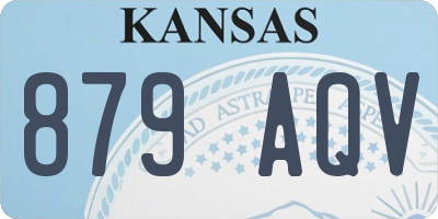KS license plate 879AQV