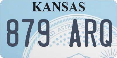 KS license plate 879ARQ