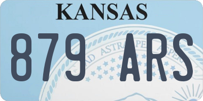 KS license plate 879ARS