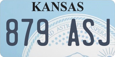 KS license plate 879ASJ
