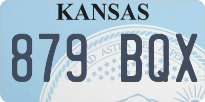 KS license plate 879BQX