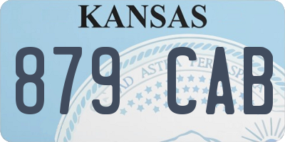 KS license plate 879CAB