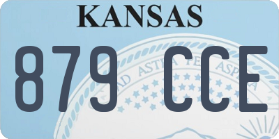 KS license plate 879CCE