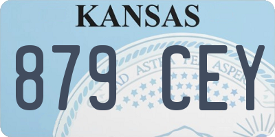 KS license plate 879CEY